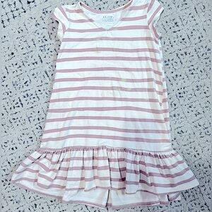 Alice and Ames strawberry stripe drop waist dress